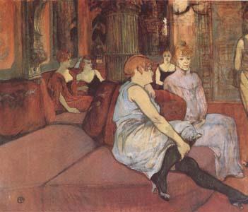 Interior in the Rue des Moulins (mk09), Henri de toulouse-lautrec